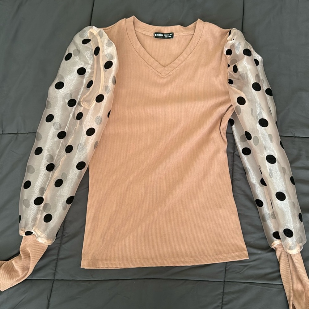 Beige blouse
